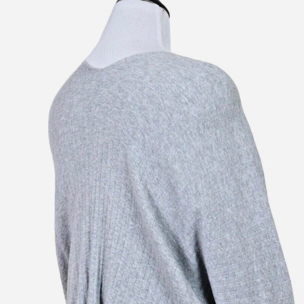 Cabi Size M Watson Pullover Sweater 5451 Double V Neck Light Gray - Picture 6 of 10